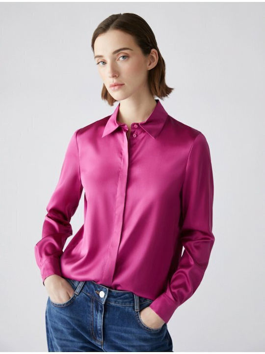 Pennyblack Langärmelig Damen Hemd Fuchsia