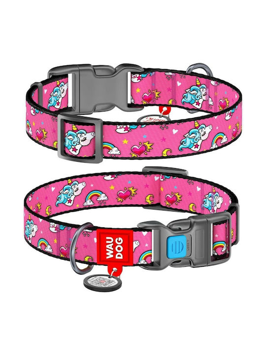 WauDog Dog Collar in Pink color