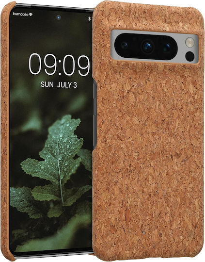 KWmobile Cork Back Cover Plastic Waterproof Brown (Google Pixel 8 Pro)