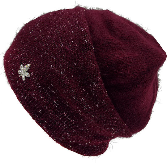 Knitted Beanie Cap Red