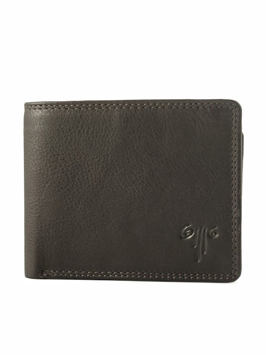 Leather Men's Wallet Classic Brown