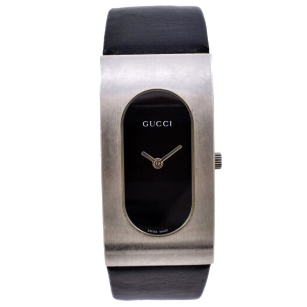 Gucci Damen Uhr mit Schwarz Lederarmband GUC00010 Skroutz Germany