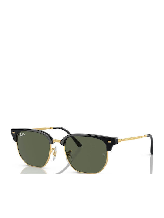 Ray Ban Τετράγωνα Παιδικά Γυαλιά Ηλίου με Polarized Φακό Μαύρα