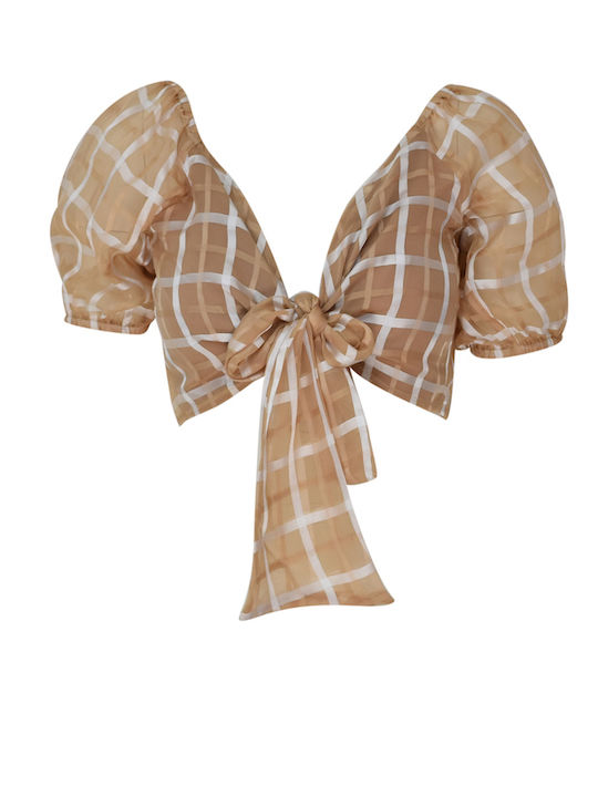 Mix & Match Showroom Μπλούζα Μπεζ Mix & Match Showroom Μπλούζα Μπεζ