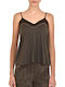 Women's Blouse Sleeveless Green