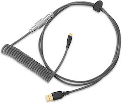 Redragon A115B Type C USB Coiled Spring Wire Cable