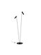 Luma Floor Lamp H175xW30cm. with Socket for Bulb GU10 Gold