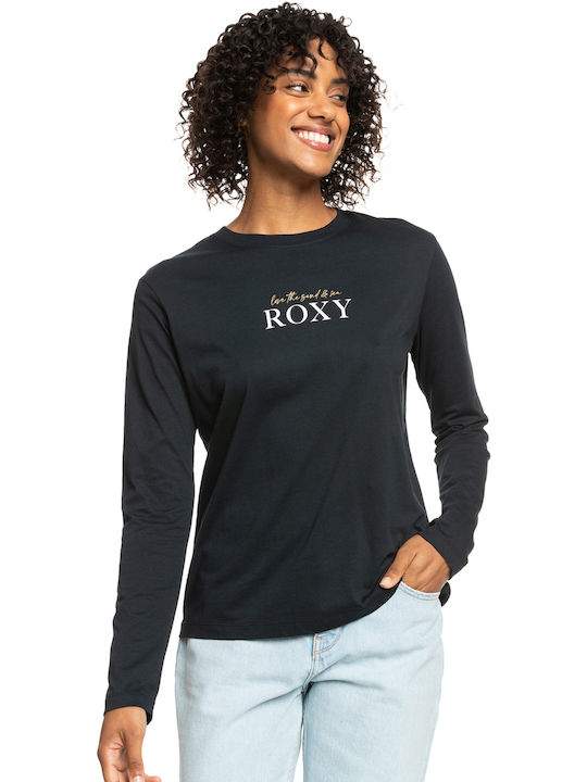 Roxy Γυναικεία Μπλούζα Μακρυμάνικη ANTHRACITE