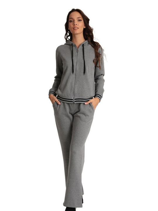 Lydia Creations Damen-Sweatpants-Set Γκρι