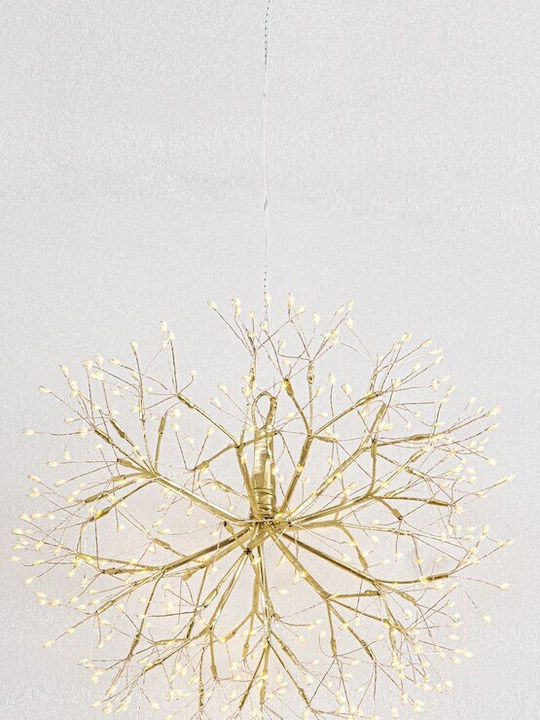 Ln Handmade Soaps Illuminated Christmas Figure Ball Gold 30x30x30cm