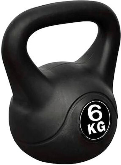 Factory Kettlebell από PVC 6kg Μαύρο