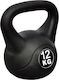 Factory Black PVC Kettlebell 12kg