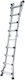 Pankoskal Leiter Aluminium mit 2x8 Stufen 195cm