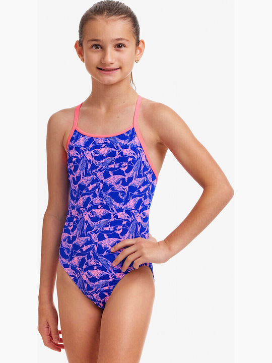 Funkita Minky Pinky Детски Бански Една част Син