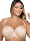 AVA Plunge Plunge Strapless Bra with Light Padding Underwire Bez