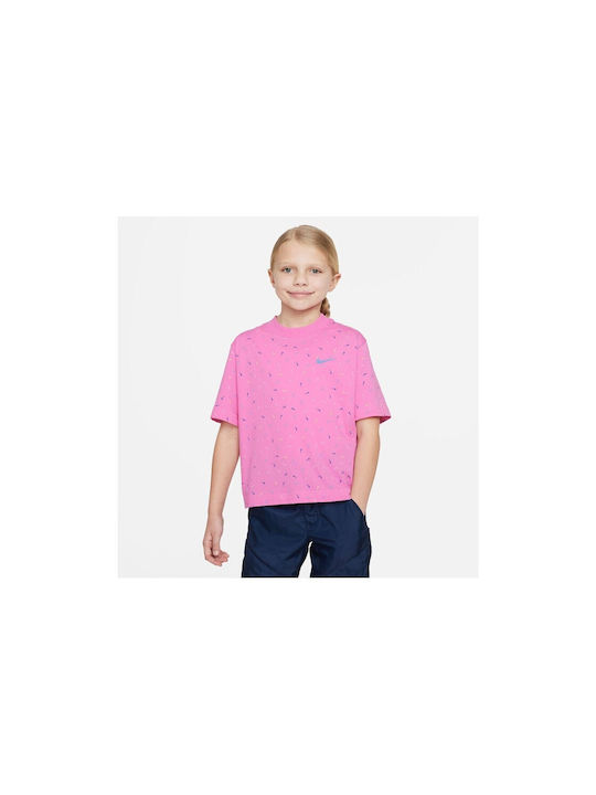 Nike Kids' T-shirt Pink Sportswear