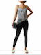 Women's Fabric Trousers Dark Blue