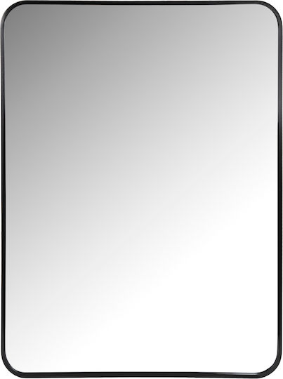 HomeMarkt HM9584.01 Правоъгълно Черно Огледало 80x60см