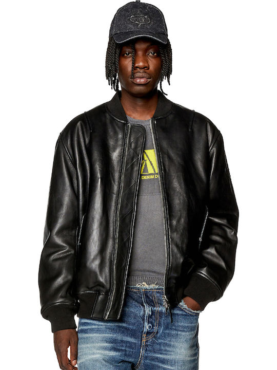 Leather Jacket Biker Black