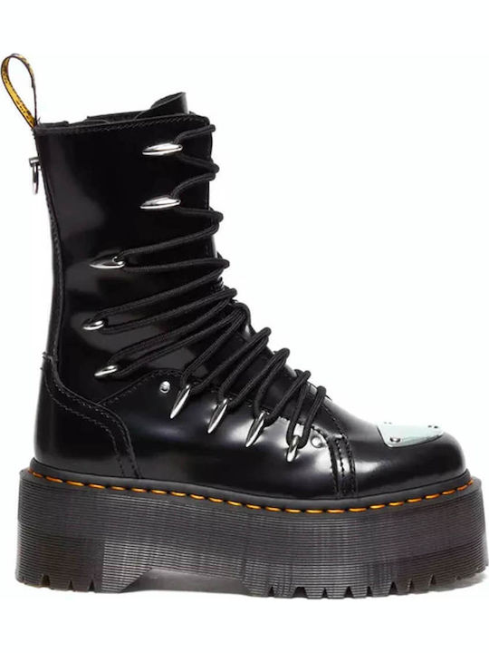 Jadon Hi LTT Max Buttero Leder Stiefeletten Damen Schwarz
