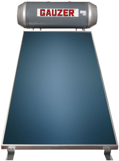 Gauzer Ηλιακός Θερμοσίφωνας 160lt Glass Τριπλής Ενέργειας 4τ.μ. Επιλεκτικός