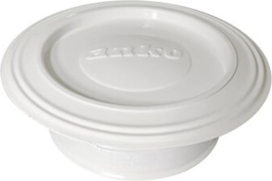 Spiroduct Ροζέτα Καπνοδόχου Inox 130mm Λευκή