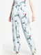 Just Female Women's High-waisted Fabric Trousers