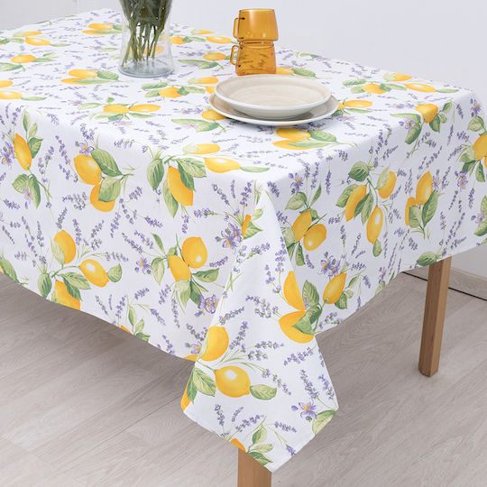 Dimeco Rotunde Lemon Gelb 220x220cm