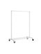 Songmics Wheeled Floor Garment Rack made of Metal White 100x49x163cm