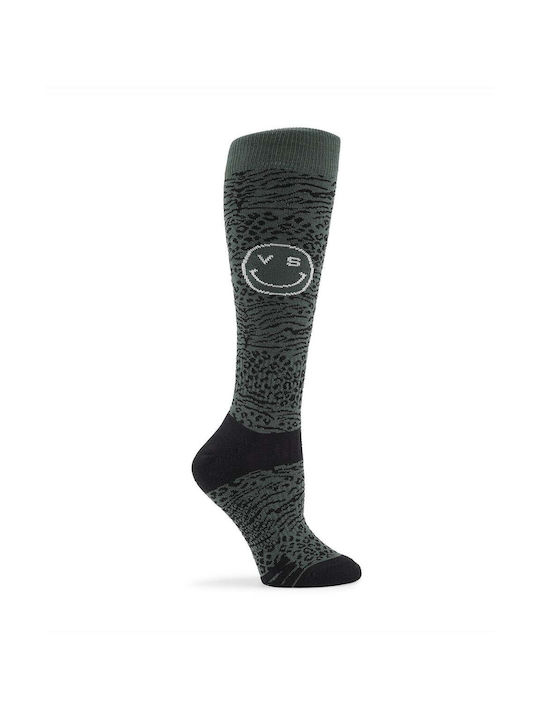 Volcom Eucalyptus Γυναικείες Κάλτσες Σκι & Snowboard Πράσινες 1 Ζεύγος