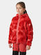 Kids' Casual Jacket Double Sided with Hood Coral Almond