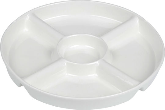 Atmosphera Κεραμική Ορντεβιέρα 5 Θέσεων Λευκή Ø23xY3cm Atmosphera Κεραμική Ορντεβιέρα 5 Θέσεων Λευκή Ø23xY3cm