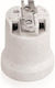 Lineme Stromstecker mit Steckdosenbuchse E40 in Weiß Farbe Set 1Stück 15-00112
