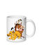 Timon Cană Ceramică Albă 330ml