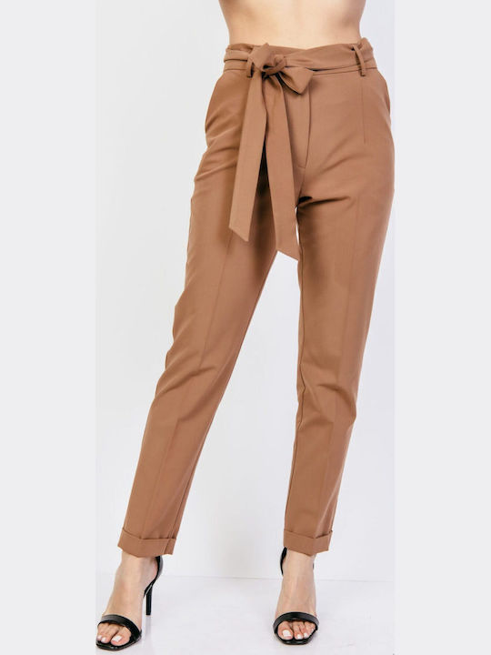 Dama Tesatura Pantaloni Bej