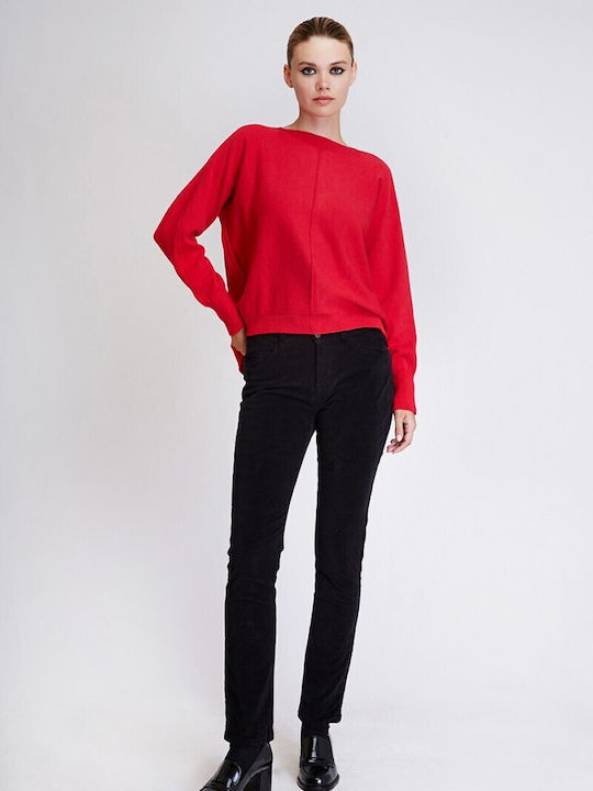 Sarah Lawrence Women's Fabric Trousers Skinny F...
