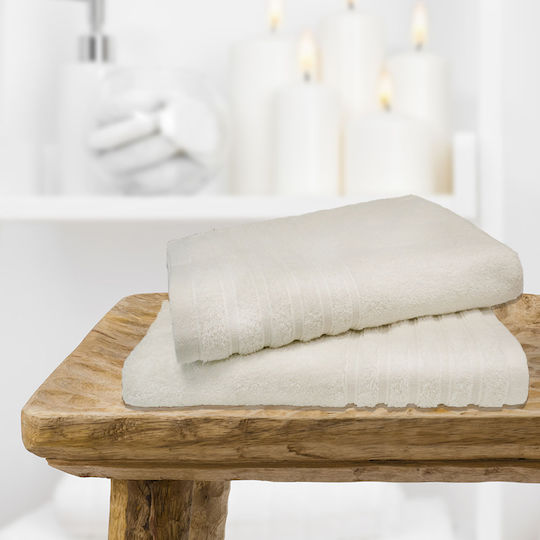 San Lorentzo Bath Towel Melanie 70x140cm Ekru Weight 500gr/m²