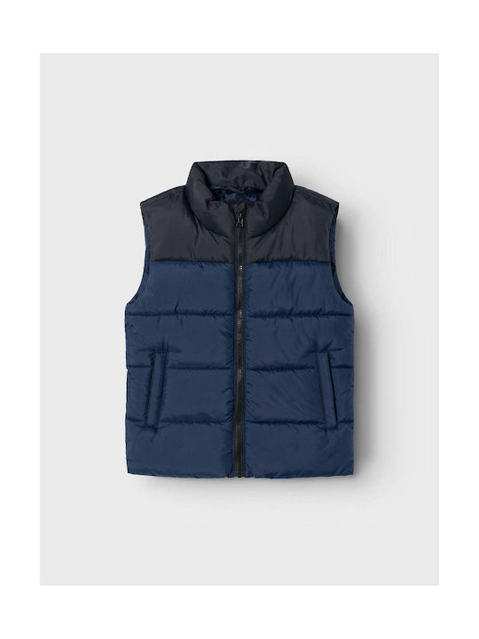 Name It Kids Quilted Jacket Sleeveless Blue