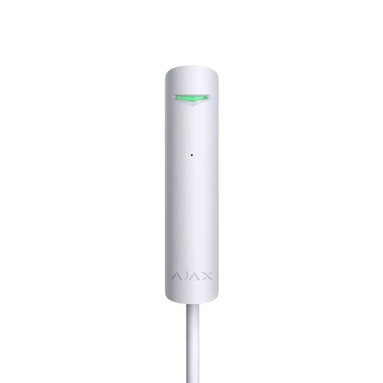 Ajax Systems Glass Protect Fibra Senzor de Spargere a Geamului de Culoare Alb