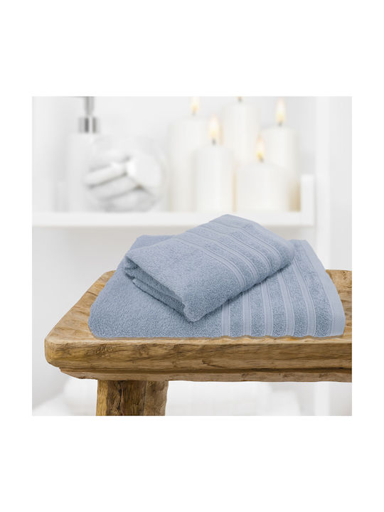 San Lorentzo Hand Towel Melanie 30x50cm Blue Weight 500gr/m²