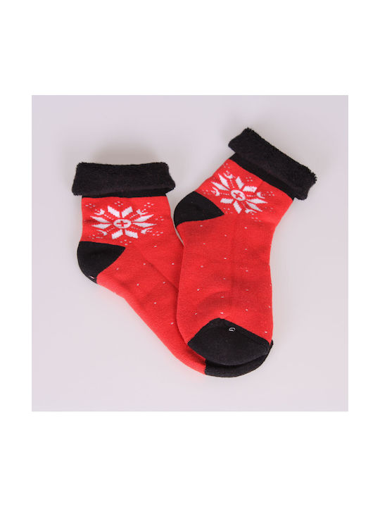 Katsenis Christmas Socks RED