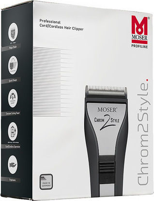 Moser Chrom2style Επαγγελματική Επαναφορτιζόμενη Κουρευτική Μηχανή 1877-0050