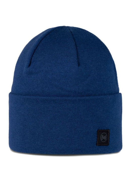 Buff Niels Beanie Unisex Σκούφος Πλεκτός σε Navy Μπλε χρώμα