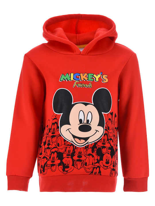 Superheroes Kids Sweatshirt Red