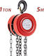 Chain Hoist Ton for Weight Load up to 1t