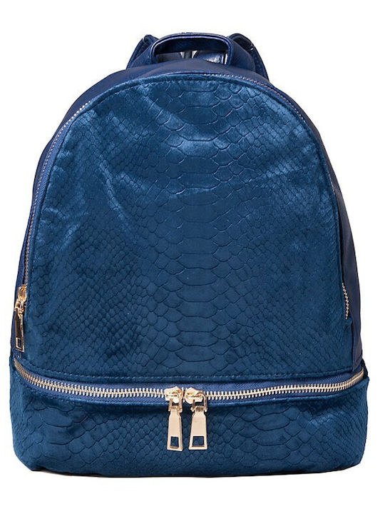 V-store Women's Bag Backpack Navy Blue