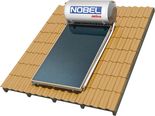 Nobel Aelios CUS Ηλιακός Θερμοσίφωνας 200lt Glass Τριπλής Ενέργειας 2.6τ.μ. Κεραμοσκεπής Επιλεκτικός