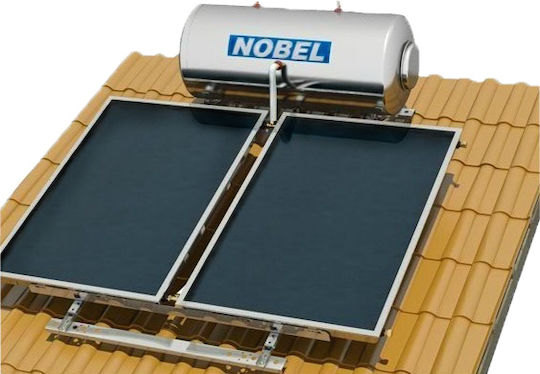 Nobel Слънчев бойлер 200лт Glass Double Energy 3кв.м. Roof Tile Vacuum Tubes