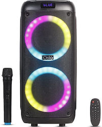 Osio Karaoke System with a Wireless Microphone in Black Color