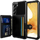 HappyCase Wallet Σιλικόνης 0.5mm Μαύρο (Galaxy S23)